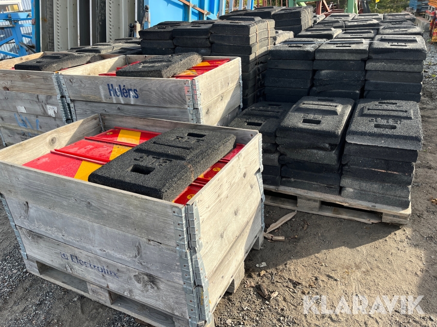Sidomarkerings hinder med fot - Sergant ca 400st