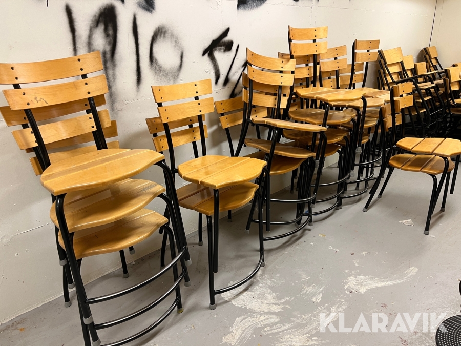 Stolar Tranås skolmöbler 20 st