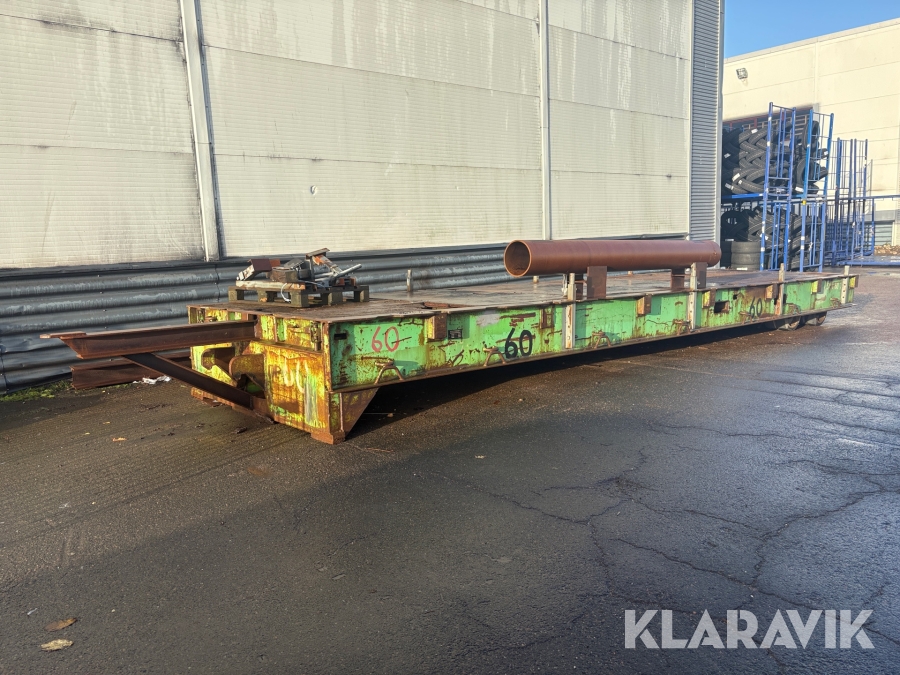Containervagn/ båtvagn Lödöse Varv 40 fot