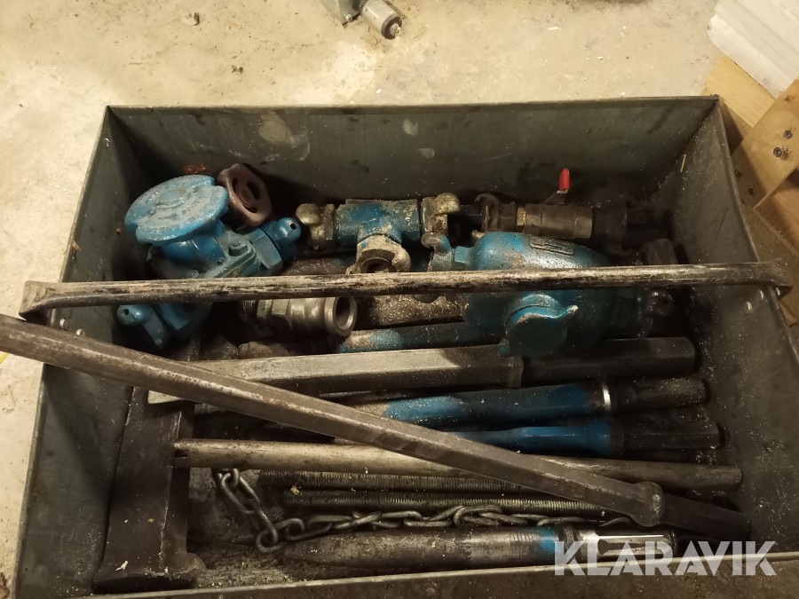 Diverse tillbehör till tryckluft