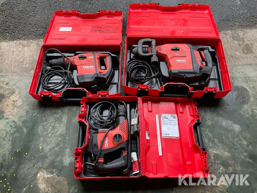 Bilningsmaskin / borrhammare Hilti 3st