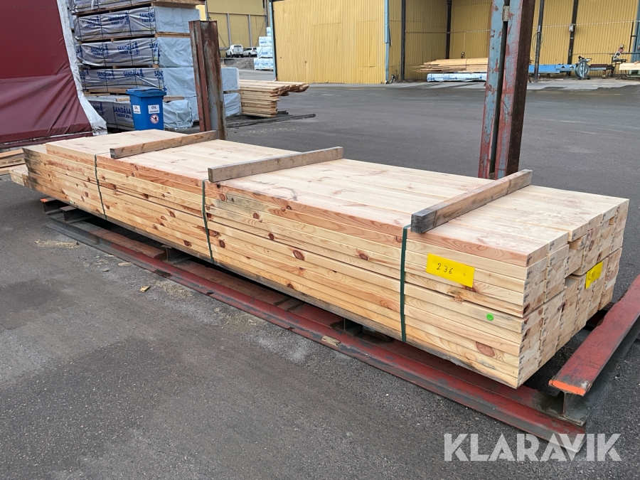 Virkespaket Hyvlat 45x170 310 Löpmeter