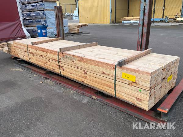 Virkespaket Hyvlat 45x170 310 Löpmeter