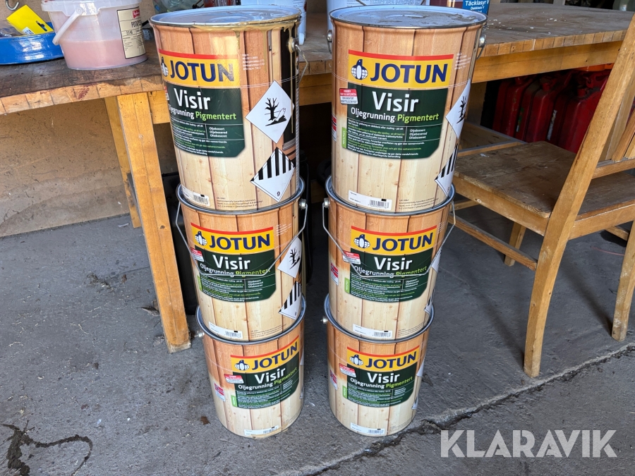Oljebaserad trägrund / träskydd Jotun Visir Oljebaserad Pigmenterad