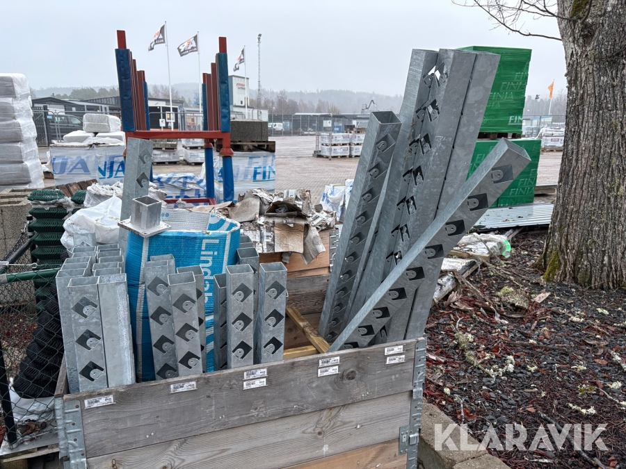 Staketstolpar Öckerö Varmgalvade