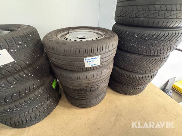 Sommardäck med Fälg Continental EcoContact Ford Transit Courier 195/65R15 4st