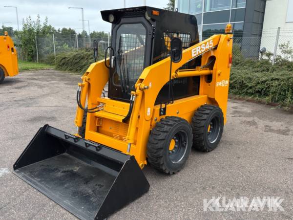 Kompaktlastare Everun ERS45 med skopa & pallgafflar