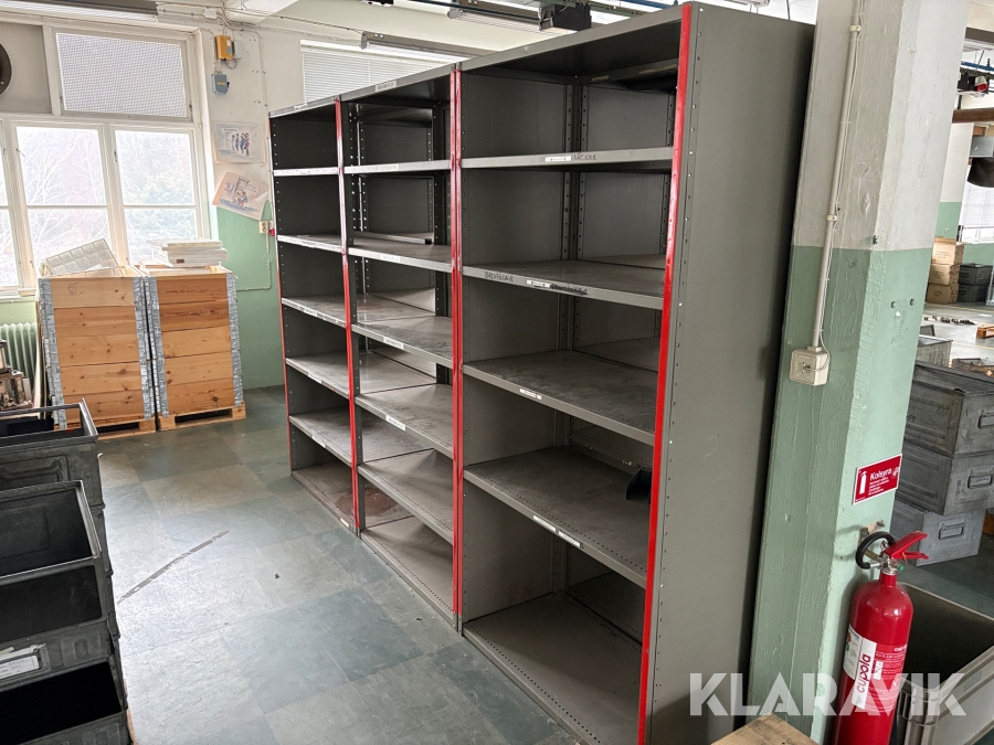 Lagerhyllor 3st sektioner