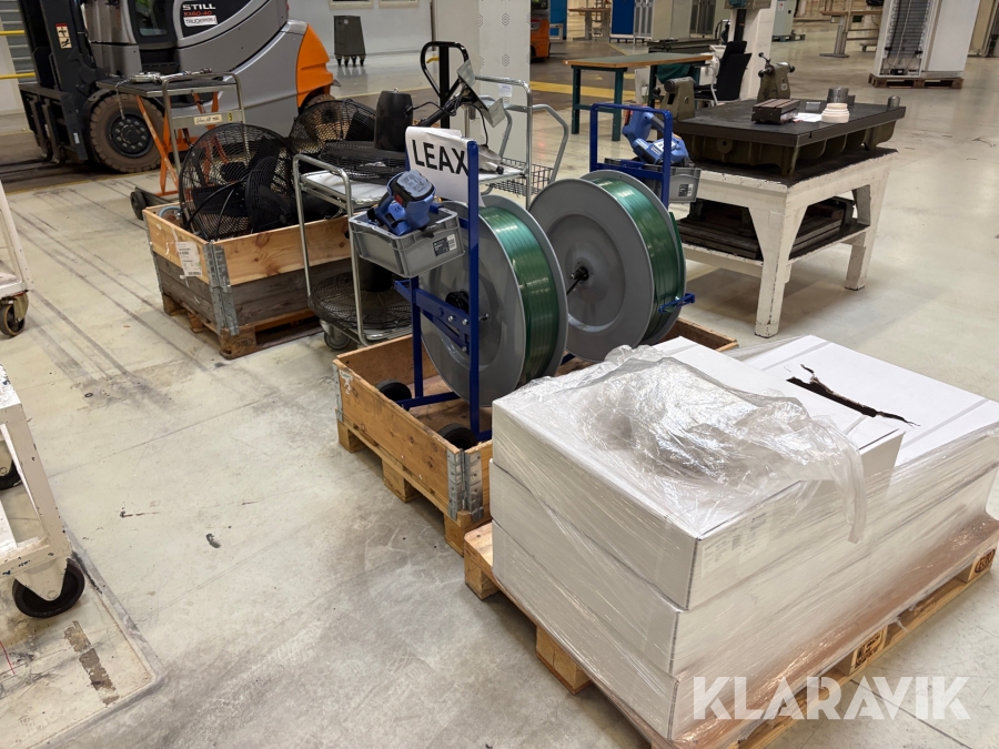Industriutrustning parti