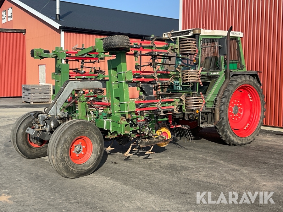 Redskapsbärare Fendt F360 GT med radrensare 9 raders