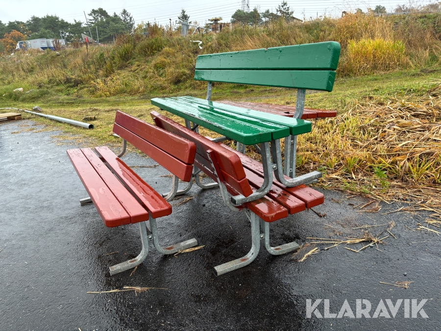 Bänkar 3 st