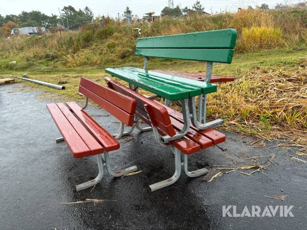 Bänkar 3 st