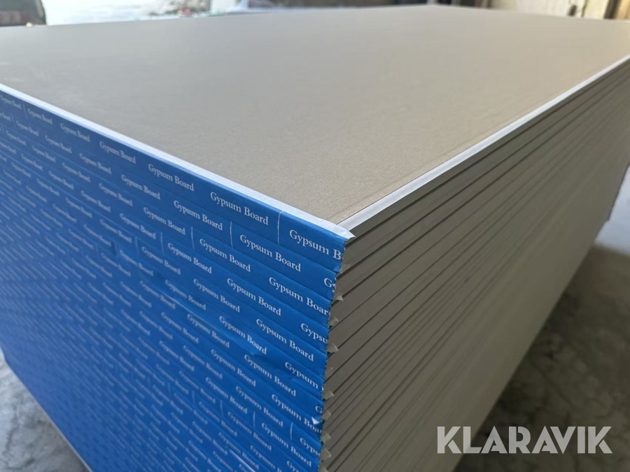 Gipsskivor 1200x2500mm 76st