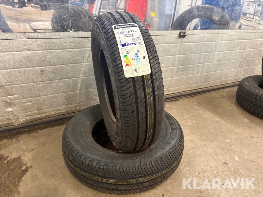 Sommardäck Continental Vanco 2 195/75R14 2 st