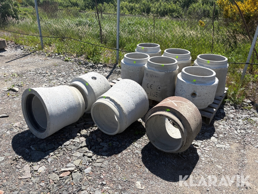 Betongrör / Nosvändare 10 st
