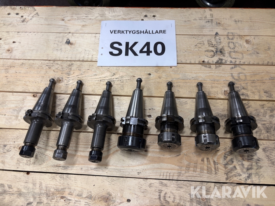 CNC Verktygshållare SK 40 Hyllshållare