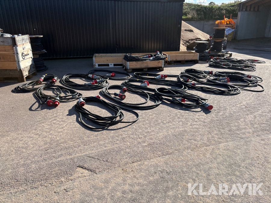 Kablar Drakaflex H07RN-F 50 A med 63 A-handskar, 15 st