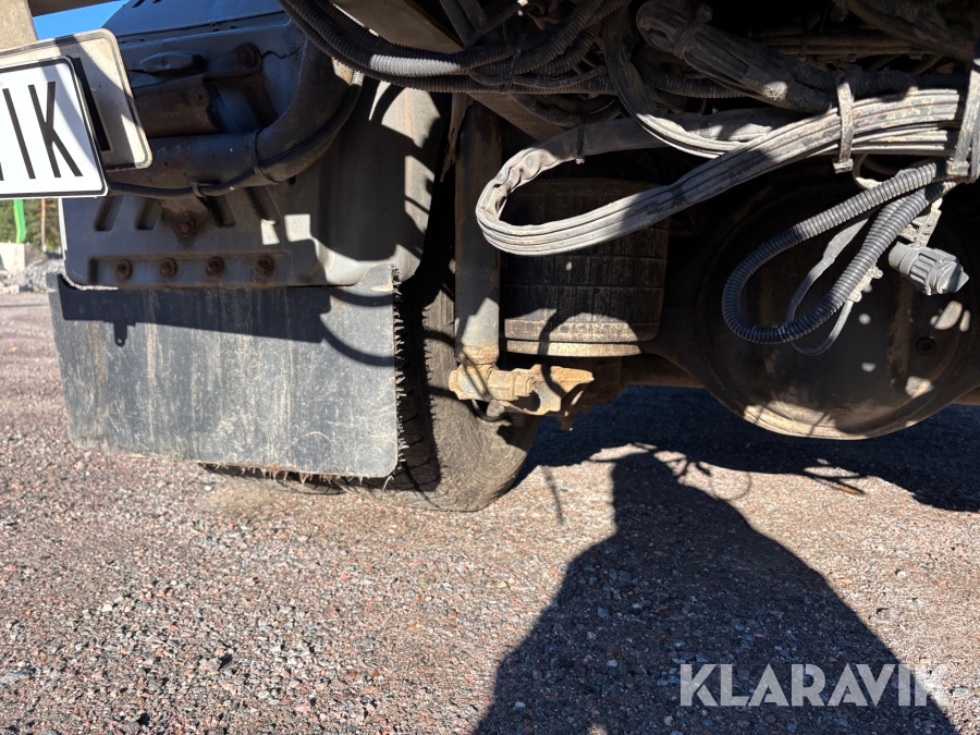 Lastväxlare Mercedes-Benz 1529 Atego med flak