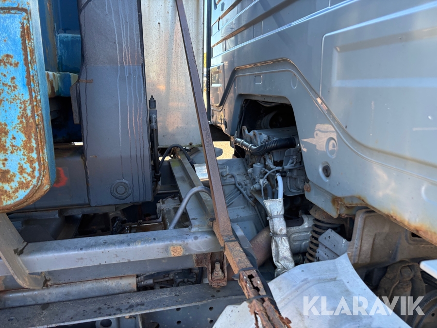 Lastväxlare Mercedes-Benz 1529 Atego med flak