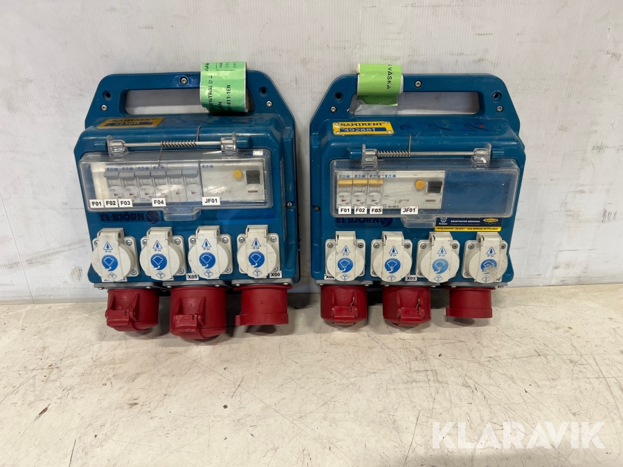 Undercentraler 16a, 32a El-Björn U16 mini, U32mini