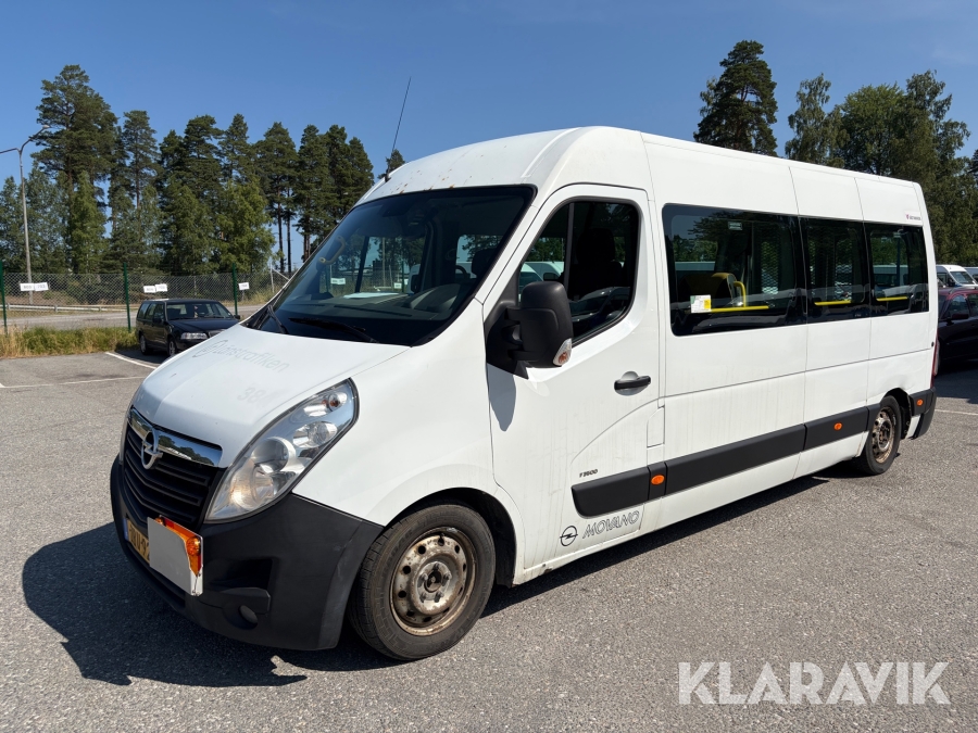 Färdtjänstbuss klass 1 Opel Movano Van 3.5t 2.3 CDTI Quickshift 170 hk med luftfjädring och lastramp