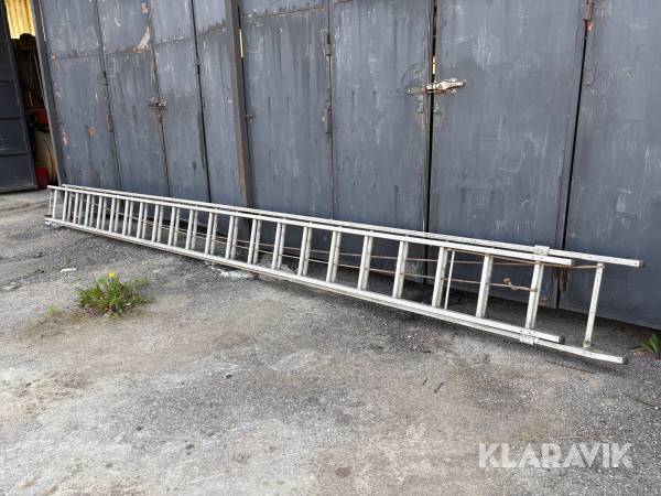 Stege utskutbar RA Aluminium 12m