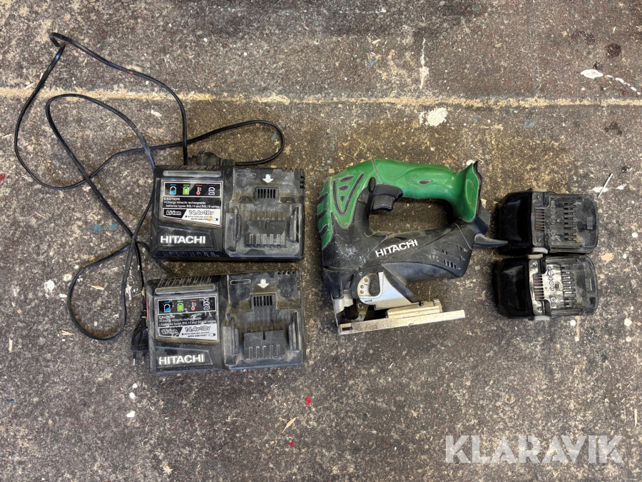 Sticksåg Hitachi CJ 18DSL med 2st batteri
