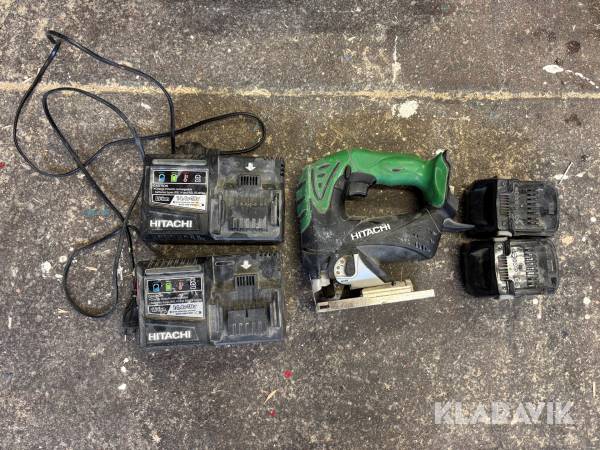 Sticksåg Hitachi CJ 18DSL med 2st batteri