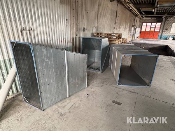 Industriella ventilationkanaler 3st