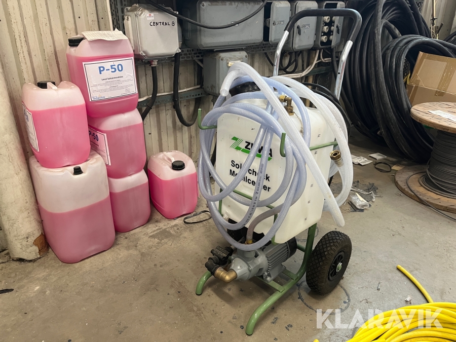 Fyllstation för solfångare Zuwa Solarcheck P80/P90 med solvärmevätska