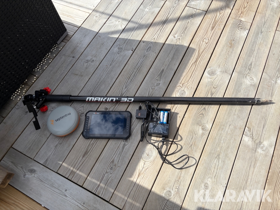 Stakeout/Mätinstrument Geomax/Septentrio makin 3D
