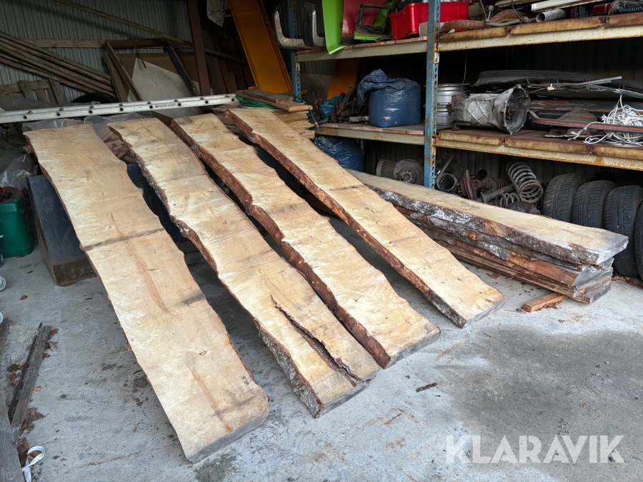Björkplank 7 st