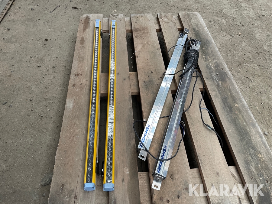 Ljusridåer 4 st Safeasy, Smartscan