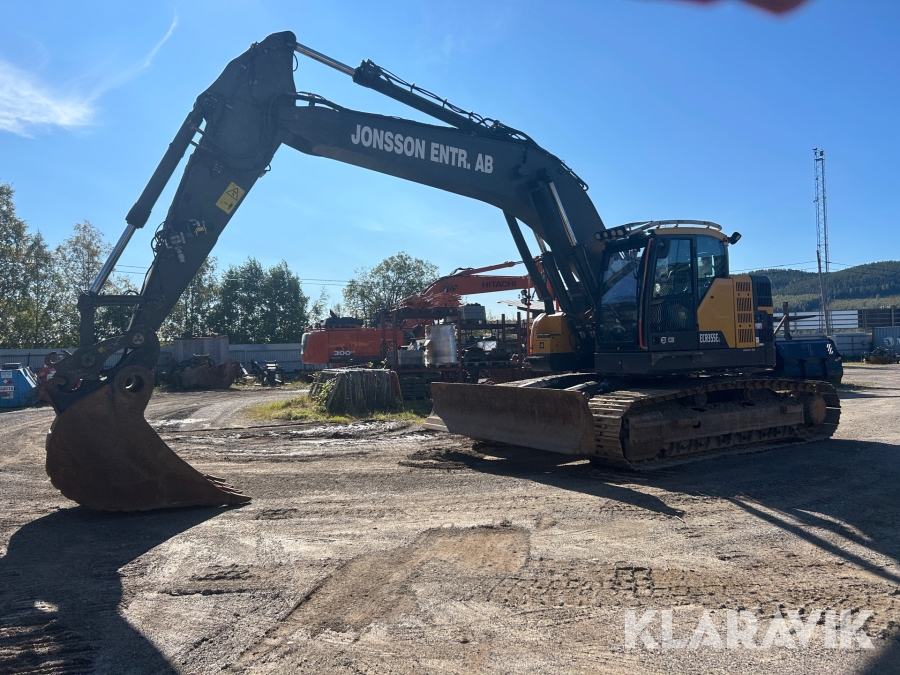 Grävmaskin Volvo ECR335EL med tandskopa
