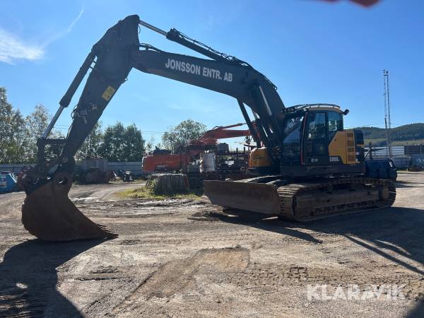 Grävmaskin Volvo ECR335EL med tandskopa