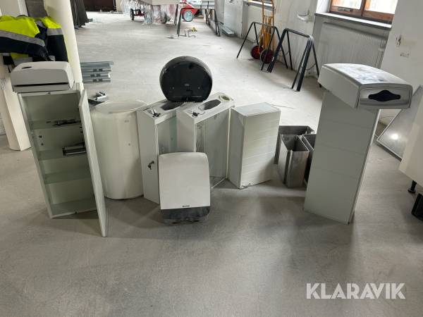 Diverse tillbehör till badrum