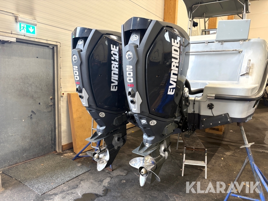 Båtmotorer Evinrude E-TEC 200 H.Q. G2 två styck