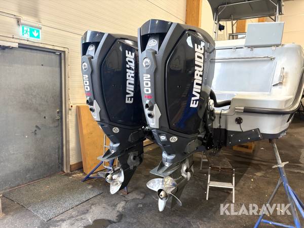Båtmotorer Evinrude E-TEC 200 H.Q. G2 två styck