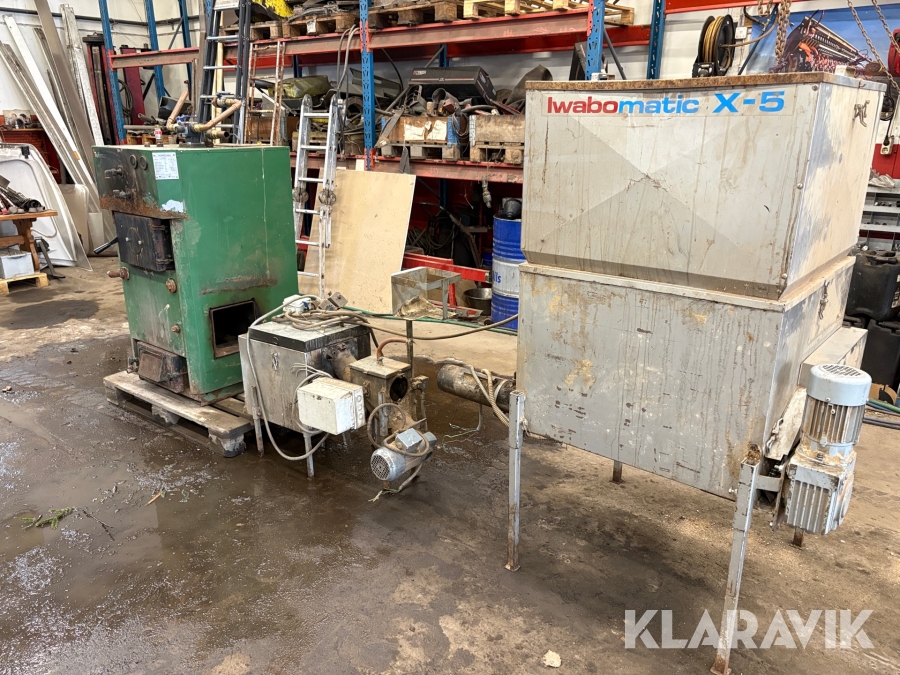 Flispanna Tulimax 30 med förugn och behållare