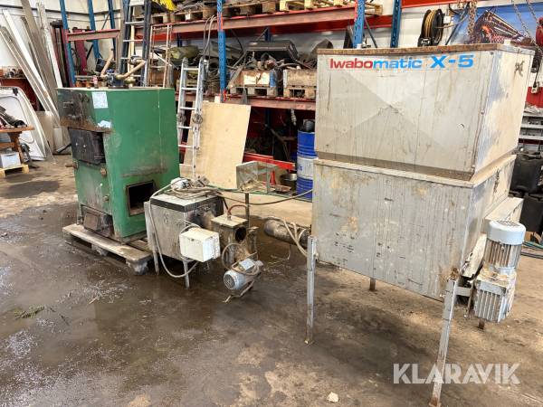 Flispanna Tulimax 30 med förugn och behållare