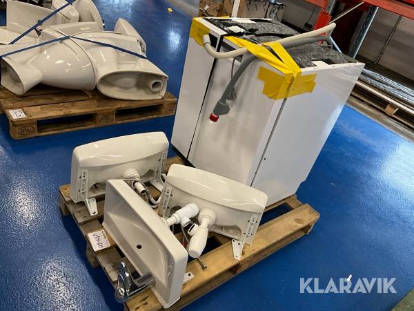 Diskmaskin och handfat  Cylinda  3st 