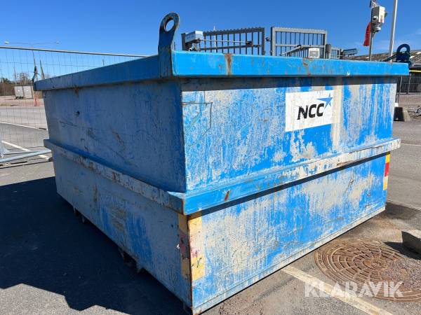 Container BFAB med Gaffelfickor