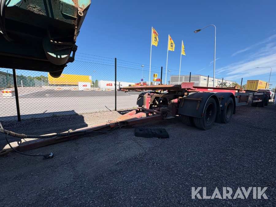 Lastväxlarsläp Roadex LVS 38 två burkars
