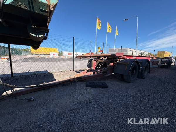 Lastväxlarsläp Roadex LVS 38 två burkars