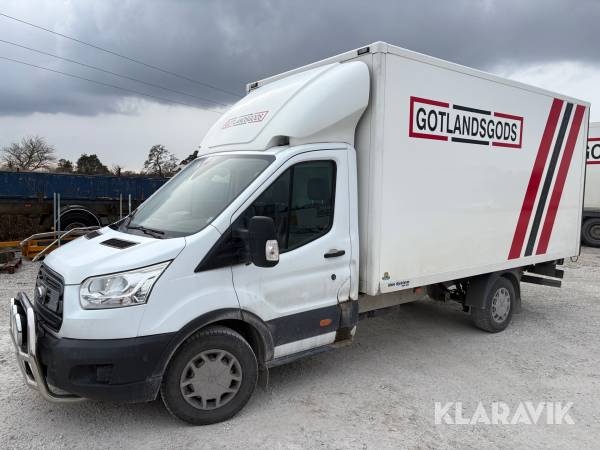 Lätt lastbil med skåp & bakgavellyft Ford Transit