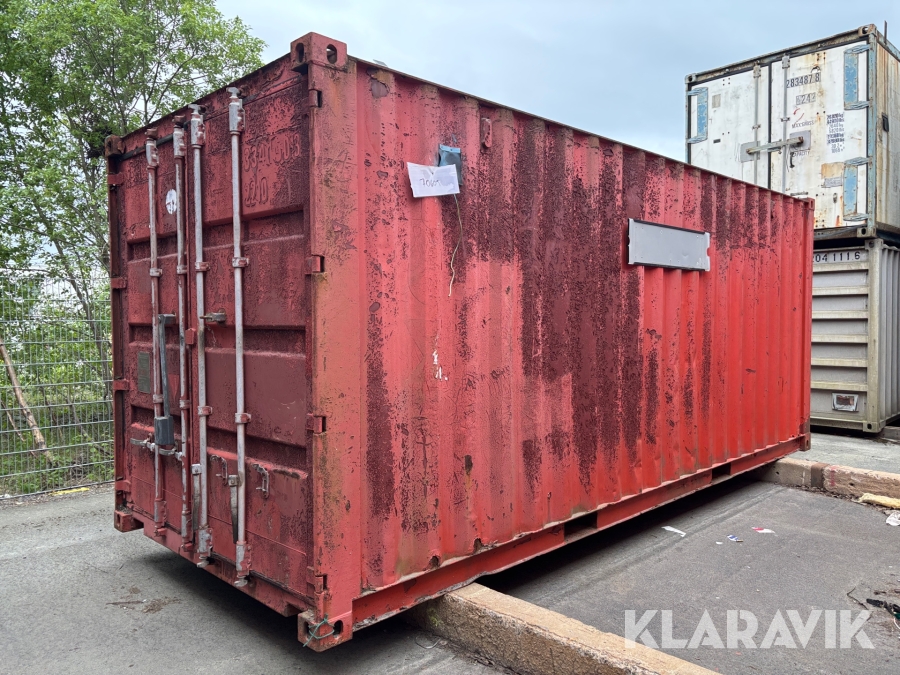Container 20 ft isolerad