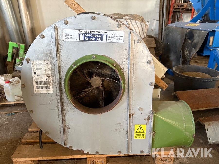 Tornsilofläkt 18 kW