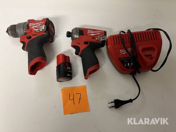 Skruvdragare och oljedämpad slagskruvdragare Milwaukee M12 FDD2, M12 FQID