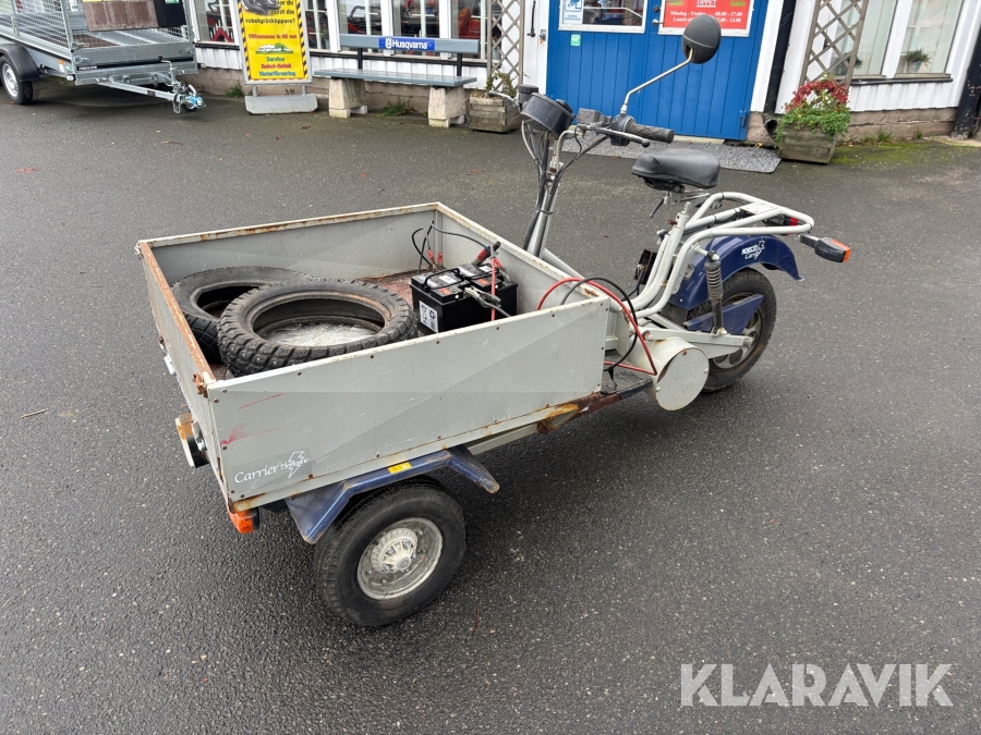Flakmoped Norsjö Carrier Electric