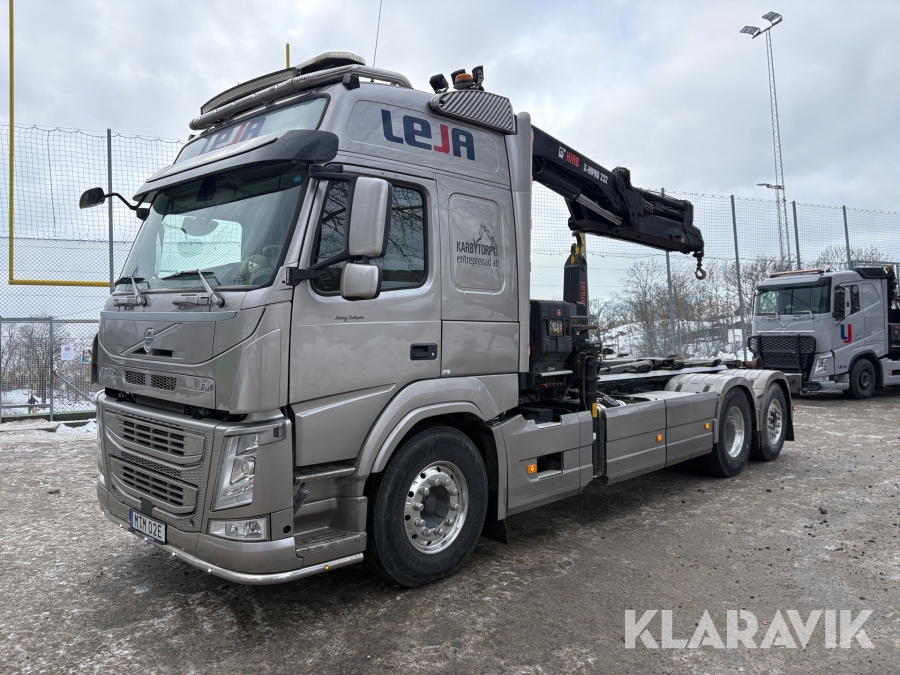 Kranväxlare Volvo FM 62TR Globetrotter Euro 6 med Hiab X-HiPro232